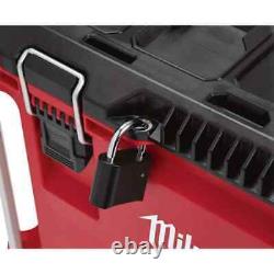 Milwaukee PACKOUT 22 In Modular Tool Box Storage System with All-terrain Wheels