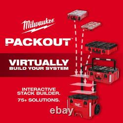 Milwaukee PACKOUT 22 Rolling Tool Box 48-22-8426 (Black/Red)