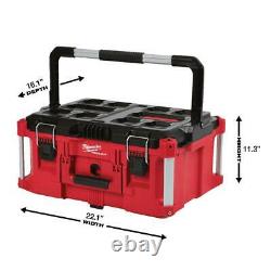 Milwaukee PACKOUT Modular Tool Box Storage System 22 in. Stackable Tool Storage