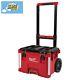 Milwaukee Packout Rolling Tool Box Portable Storage Chest Organizer Rack Red New