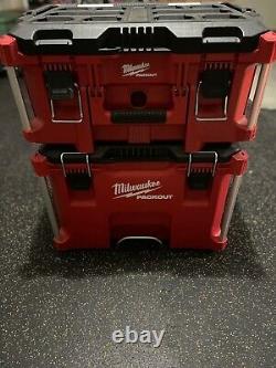 Milwaukee Packout Tool Box Storage System With 2nd Packout Attachment