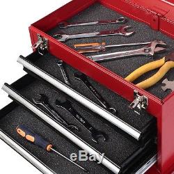 Mini Tool Chest & Cabinet Storage Box Rolling Garage Toolbox Organizer 2pcs