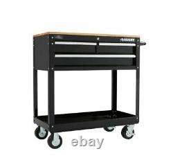 Mobile Rolling 3-Drawer Tool Box Workstation Table Chest Cart Storage Organizer