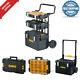 Mobile Rolling 3 Tool Chest Boxes Combo Set Durable Organizer Small Parts New