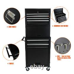 Mobile Rolling Tool Box Cabinet with Wheels & Drawers Tool Storage Cabinet