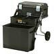 Mobile Tool Box 22 In. 4-in-1 Cantilever Storage Compartment Wheels Rolling