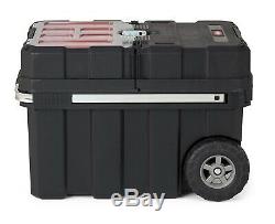 Mobile Tool Box Storage Organizer Portable Masterloader Rolling Travel Chest