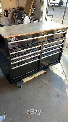 Mobile Work Bench Table Rolling Mechanics Tool Box Cart Chest Metal Cabinet Job