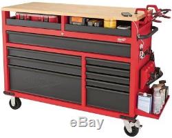 Mobile Workbench 52 In. 11-Drawer Rolling Tool Chest Box Storage Organizer