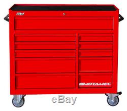 Motamec Classic C94 Large Roller Cabinet Tool Chest RollCab Box Roll Cab Red