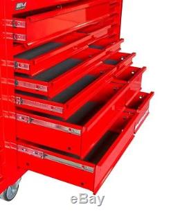 Motamec Classic C94 Large Roller Cabinet Tool Chest RollCab Box Roll Cab Red