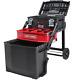 New! Craftsman 22 Inch Multi-level Rolling Workshop Lockable Tool Box In Red\