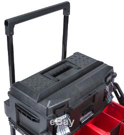 NEW! CRAFTSMAN 22 inch Multi-Level Rolling Workshop Lockable Tool Box in RED\