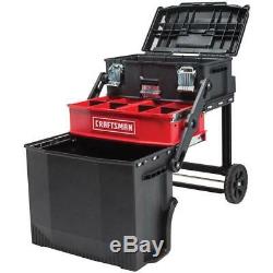 NEW! CRAFTSMAN 22 inch Multi-Level Rolling Workshop Lockable Tool Box in RED