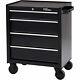 New Hyper Tough 4-drawer Rolling Tool Cabinet With Ball-bearing Slides 26w