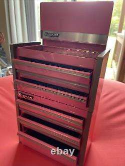 NEW Snap-On FULL SET Micro Roll Cabinet BOTTOM & TOP chest Mini Tool Box Pink