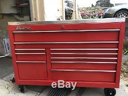 NEW Snap-On KRA2422 Roll Cab Tool Box 54x24 Inch Red Stainless Top NEW