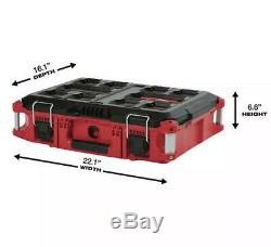 New Milwaukee Packout Tool Box Storage Organizer System Portable Rolling Work US