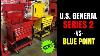 New U S General Series 2 30 Tool Cart Vs Blue Point Harbor Freight Vs Snap On