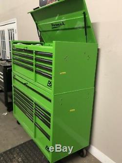 OBO Homak 54 Rs pro Scratch and dent DISCOUNTED Green ROLLING COMBO TOOLBOX