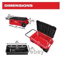 PACKOUT 38 in Rolling Modular Tool Chest Heavy-duty latches, 9 in wheels