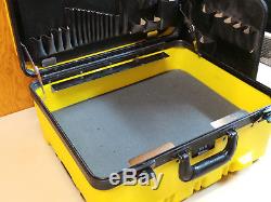 Platt Hard Case Technician Tool Box Roll Around With Handle 369THY SgSh YELLOW