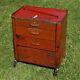 Plomb Toolmobile Rolling 3 Drawer Toolbox Vintage Open Tool Cabinet 9968