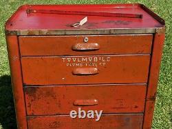 Plomb Toolmobile Rolling 3 Drawer Toolbox vintage open tool cabinet 9968