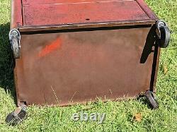 Plomb Toolmobile Rolling 3 Drawer Toolbox vintage open tool cabinet 9968