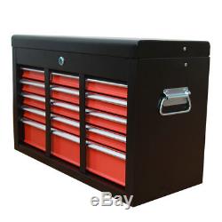 Portable 16 Drawers Tool Cart Top Chest Box Rolling Toolbox Cabinets Storage New