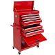 Portable Cabinet Tool Box Storage Chest With Rolling Casters Safe Sliding Drawer