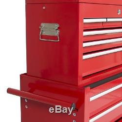 Portable Cabinet Tool Box Storage Chest with Rolling Casters SAFE Sliding Drawer