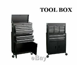 Portable Large Top Cabinet Tool Chest Top Box Garage Storage Roll Cab Toolbox