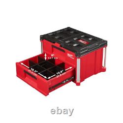 Portable Modular Tool Boxes 2-Drawer and Rolling Tool Box PACKOUT Good Quality