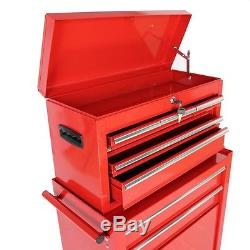 Portable Removable Top Chest Rolling Tool Storage Box Cabinet Sliding Drawers