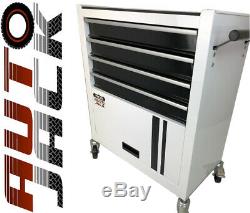 Portable Rolling Steel Cabinet Tool Storage Chest with 4 Drawers Garage Rollcab