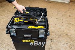 Portable Rolling Tool Box with Wheels Jobsite for Women Men Mechanic Compact NEW