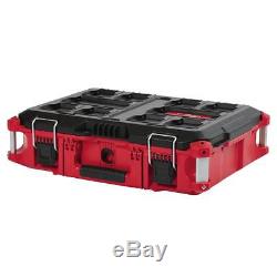 Portable Tool Box Storage Modular Bin Organizer Rolling Wheels Milwaukee Packout