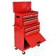 Portable Toolbox Top Chest Rolling Tool Cart Storage Cabinet Sliding Drawers New