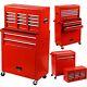 Portable Top Chest 2 In 1 Rolling Tool Heavy Duty Steel Tool Box Organizerred