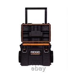 RIDGID Rolling Tool Box Tool Case 25-in 2.0 Pro Gear System Lockable Resin Black
