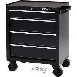 ROLLING TOOL CHEST BOX CABINET COMBO 4 Drawer Storage Metal Wheel Cart 26