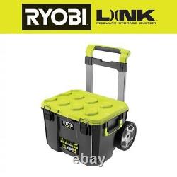 RYOBI LINK Lockable 22 in Rolling Modular Tool Box with 200 lbs. Capacity