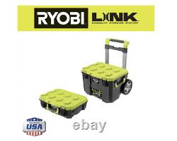 RYOBI LINK Rolling Tool Box with Standard Tool Box