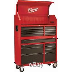 Red Rolling Steel Tool Chest With Wheels And 16 Drawers Box Cabinet Sockets New