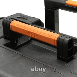 Ridgid Rolling Pro Gear Cart Tool Box in Black Modular Storage System For Tools