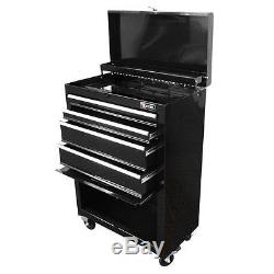 Rolling Cart Tool Box Chest With Wheel On Cabinet Storage Drawer Garage Mechanic