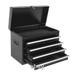 Rolling Garage Organizer Detachable 5 Drawer Tool Chest with Large Storage Black