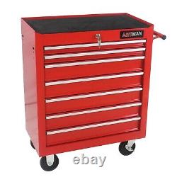 Rolling Lockable Tool Box withWheels Tool Cart Storage Organizer Cabinet Garage