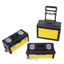 Rolling Stacking Trolley Tool Box Chest Organizer Cabinet Metal Portable New
